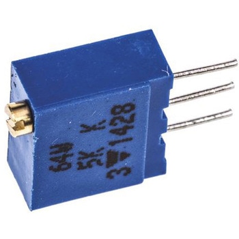 半固定抵抗器 Vishay， 5kΩ， 0.5W， 上面調整 VISHAY
