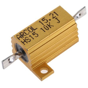 Arcol シャーシ取り付け抵抗器，15W，10kΩ，±5% Arcol