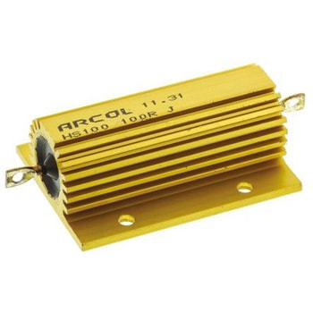 Arcol シャーシ取り付け抵抗器，100W，100Ω，±5% Arcol