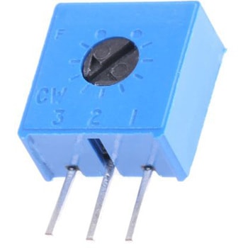 半固定抵抗器 Vishay， 10kΩ， 0.5W， 上面調整 VISHAY