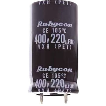 ルビコン コンデンサ 100μF， ，450V dc， 450VXH100MEFCSN22X25 ルビコン