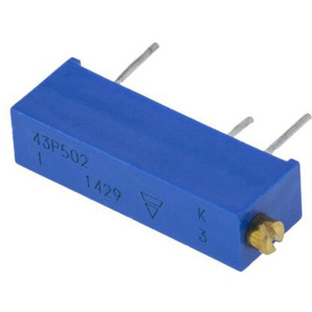 半固定抵抗器 Vishay， 5kΩ， 0.5W， 側面調整 VISHAY
