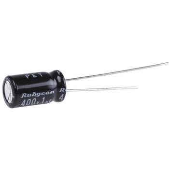 ルビコン コンデンサ 1μF， ，400V dc， 400LLE1MEFC6.3X11 - ルビコン
