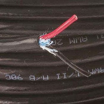 Alpha Wire Control Cable 2芯 0.23 mm2， シールド無 24 AWG Alpha Wire
