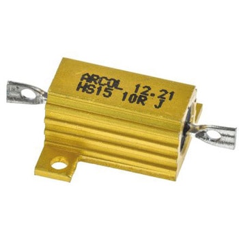 Arcol シャーシ取り付け抵抗器，15W，10Ω，±5% Arcol