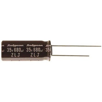 ルビコン コンデンサ 330μF， ，35V dc， 35ZLJ330M8X20 ルビコン