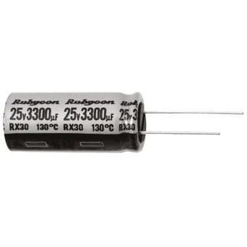 ルビコン コンデンサ 100μF， ，50V dc， 50RX30100M10X12.5 ルビコン