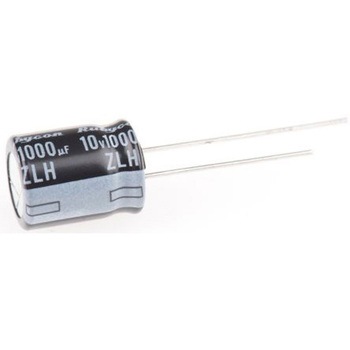 ルビコン コンデンサ 1000μF， ，10V dc， 10ZLH1000MEFC10X12.5 ルビコン