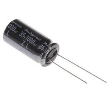 ルビコン コンデンサ 1000μF， ，35V dc， 35ZL1000MEFC12.5X25 ルビコン