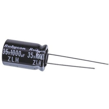 ルビコン コンデンサ 1000μF， ，35V dc， 35ZLH1000MEFC12.5X20 ルビコン