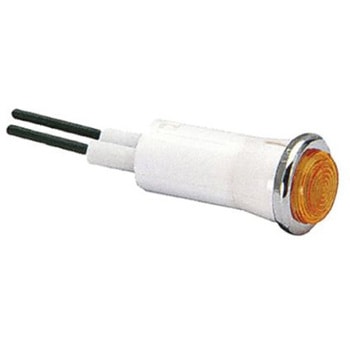 Arcolectric (Bulgin) Ltd パイロットランプ， 230V ac， オレンジ， 実装ホールサイズ:12.7mm， L006700NAF ARCOLECTRIC