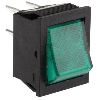 Arcolectric (Bulgin) Ltd ロッカースイッチ DPST イルミネーション：あり カットアウト幅：22.2mm C1353AANAC ARCOLECTRIC