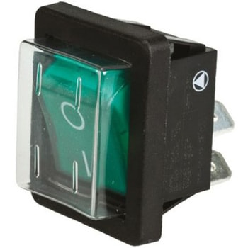 Arcolectric (Bulgin) Ltd ロッカースイッチ DPST イルミネーション：あり カットアウト幅：22.1mm C1353ALGNCB ARCOLECTRIC