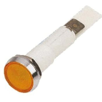 Arcolectric (Bulgin) Ltd パイロットランプ， 110V ac， オレンジ， 実装ホールサイズ:10mm， C027500NAN - ARCOLECTRIC