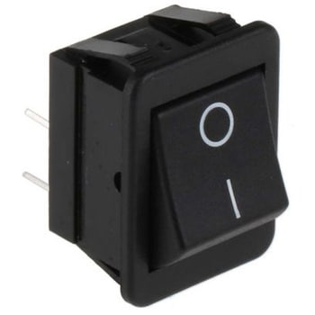 Arcolectric (Bulgin) Ltd ロッカースイッチ DPST イルミネーション：なし カットアウト幅：22.2mm C1350ABAAB ARCOLECTRIC