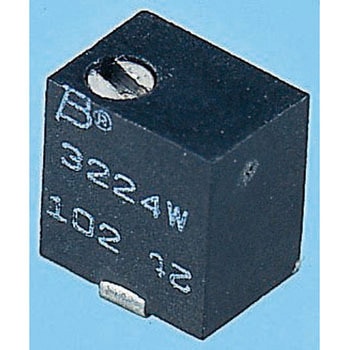 Bourns 半固定抵抗器(トリマポテンショメータ) 200Ω 表面実装 12回転型 3224W-1-201E BOURNS