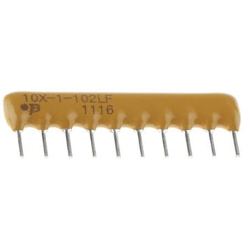 Bourns ネットワーク抵抗器， 1kΩ， 素子数：9 BOURNS