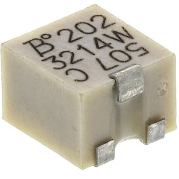 Bourns 半固定抵抗器(トリマポテンショメータ) 2kΩ 表面実装 5回転型 3214W-1-202E BOURNS