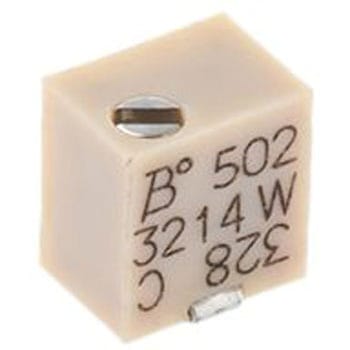 Bourns 半固定抵抗器(トリマポテンショメータ) 5kΩ 表面実装 5回転型 3214W-1-502E BOURNS