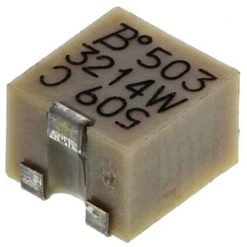 Bourns 半固定抵抗器(トリマポテンショメータ) 50kΩ 表面実装 5回転型 3214W-1-503E BOURNS