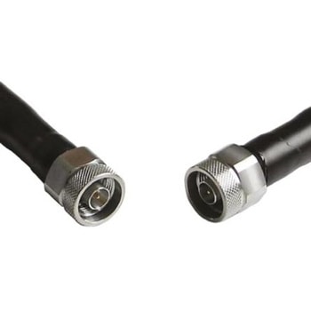Amphenol RF 同軸ケーブル， Nタイプ Nタイプ， 250mm， SLU18-NMNM-01.50M AMPHENOL
