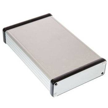 ハンドヘルドボックス Hammond 銀陽極酸化 160 x 103 x 30.5mm HAMMOND