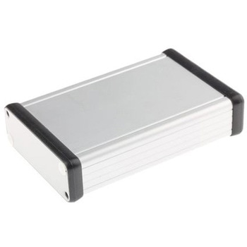 ハンドヘルドボックス Hammond 銀陽極酸化 120 x 78 x 27mm HAMMOND