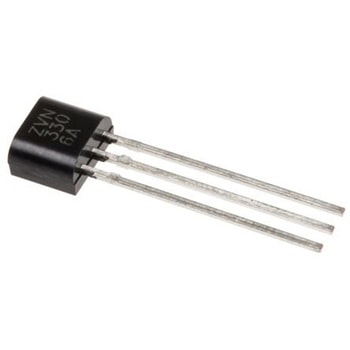 DiodesZetex Nチャンネル MOSFET60 V 270 mA スルーホール パッケージE-Line 3 ピン DiodesZetex