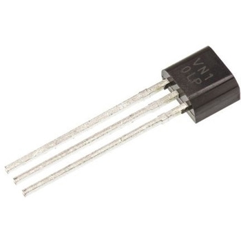 DiodesZetex Nチャンネル MOSFET60 V 270 mA スルーホール パッケージE-Line 3 ピン DiodesZetex