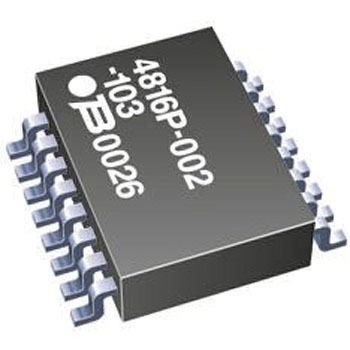 Bourns 抵抗アレイ， 100Ω， 1.28W， ±2%， 素子数：8 BOURNS