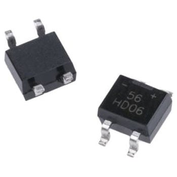 DiodesZetex 整流用 ブリッジダイオード 単相 800mA， 600V， 4.9 x 4 x 2.7mm， HD06-T DiodesZetex