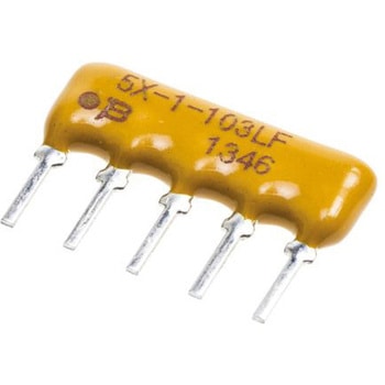 Bourns 抵抗アレイ， 3.3kΩ， 0.63W， ±2%， 素子数：4 BOURNS