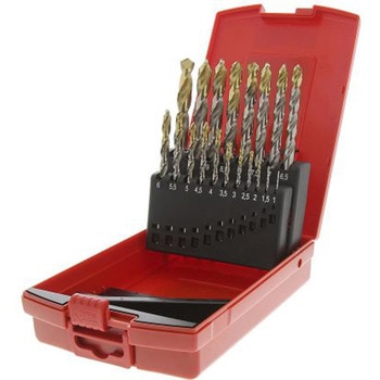Dormer ドリルビットセット A095201 HSS-TiN， 19個 DORMER