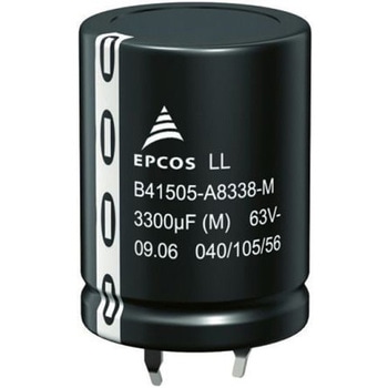 EPCOS コンデンサ 220μF， ，400V dc， B43504A9227M000 EPCOS