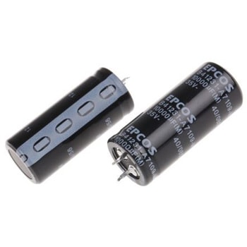 EPCOS コンデンサ 10000μF， ，35V dc， B41231A7109M000 EPCOS