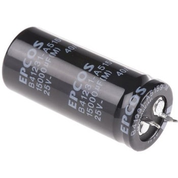 EPCOS コンデンサ 15000μF， ，25V dc， B41231A5159M000 EPCOS