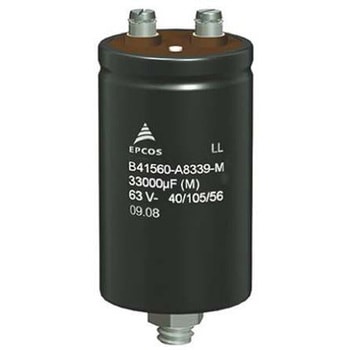 EPCOS コンデンサ 0.1F， ，25V dc， B41560A5100M000 EPCOS
