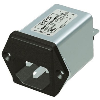 EPCOS IECインレット パネルマウント 4A 250 V ac/dc， B84773M0004A000 EPCOS