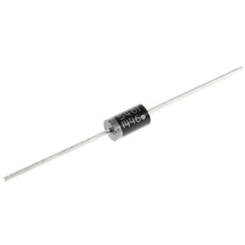 onsemi 汎用 整流ダイオード， 3A， 100V スルーホール， 2-Pin DO-41 シリコンジャンクション 1V onsemi