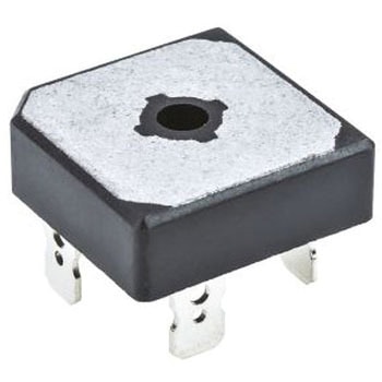 Vishay 整流用 ブリッジダイオード 単相 25A， 200V， 28.5 x 28.5 x 9.8mm， VS-26MB20A VISHAY