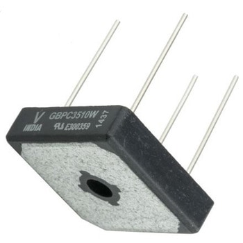 Vishay 整流用 ブリッジダイオード 単相 35A， 1000V， 28.8 x 28.8 x 7.62mm， VS-GBPC3510W VISHAY
