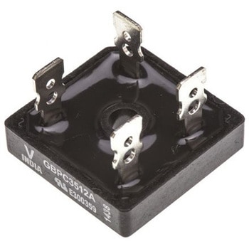 Vishay 整流用 ブリッジダイオード 単相 35A， 1200V， 28.6 x 28.6 x 7.7mm， VS-GBPC3512A VISHAY