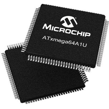Microchip マイコン AVR XMEGA， 100-Pin TQFP ATXMEGA64A1U-AU - MICROCHIP