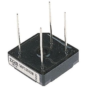Vishay 整流用 ブリッジダイオード 単相 25A， 600V， 28.8 x 28.8 x 7.87mm， GBPC2506W-E4/51 VISHAY