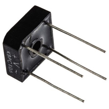 Vishay 整流用 ブリッジダイオード 単相 3A， 600V， 16.7 x 16.7 x 6.35mm， VS-KBPC106 VISHAY