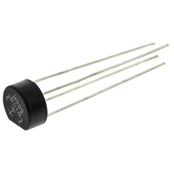 Vishay 整流用 ブリッジダイオード 単相 1.5A， 1000V， 9.86 x 8.84 x 5.6mm， W10G-E4/51 VISHAY