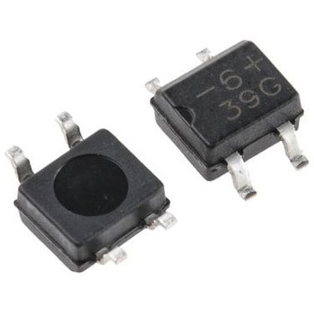 Vishay 整流用 ブリッジダイオード 単相 800mA， 600V， 4.95 x 4.1 x 2.7mm， MB6S-E3/45 VISHAY