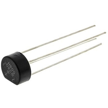 Vishay 整流用 ブリッジダイオード 単相 1.5A， 800V， 9.86 x 8.84 x 5.6mm， W08G-E4/51 VISHAY