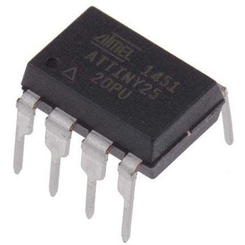 Microchip マイコン ATtiny， 8-Pin PDIP ATTINY25-20PU MICROCHIP