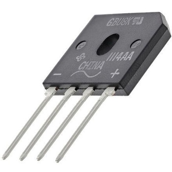 Vishay 整流用 ブリッジダイオード 単相 8A， 800V， 22.3 x 3.56 x 18.8mm， GBU8K-E3/45 VISHAY